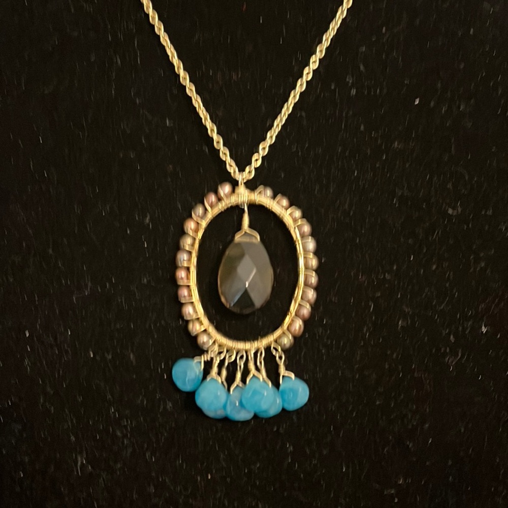Amanda Sterett earrings and necklace